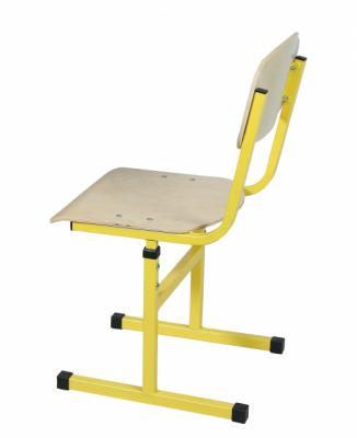 Стілець Т-подібний АНШАР ГРУП (190292), рост. гр. №4-6. Має зміцнену квадр. трубу, екол. чисте покриття, регул. глибини та висоти. Габарити: 380х448х736-816 мм.